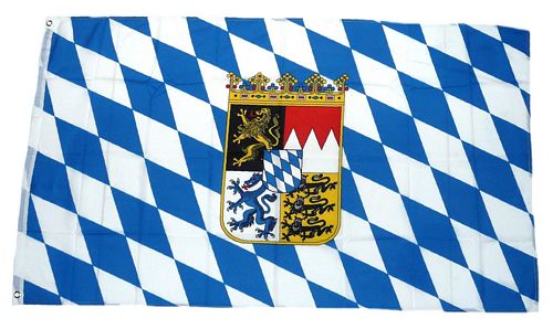 Flagge Bayern Wappen 90 x 150 cm Hissflagge Fahne Flag 