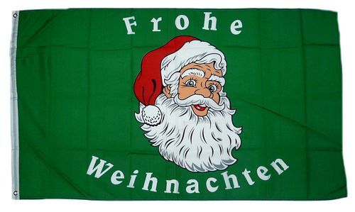 Flagge Fahne Frohe Weihnachten Tannenbaum Hissflagge 90 x 150 cm 