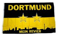 Fahne / Flagge Dortmund Mein Revier 150 x 250 cm