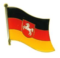 Flaggen Pin Fahne Niedersachsen NEU Anstecknadel Flagge