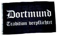 Fahne / Flagge Dortmund Tradition verpflichtet 90 x 150 cm
