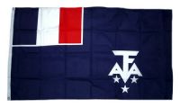 Fahne / Flagge Frankreich - Antarktisgebiete 90 x 150 cm