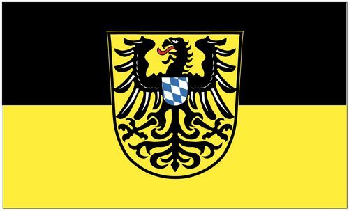 Flagge Fahne Schongau Hissflagge 90 x 150 cm 