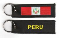 Fahnen Schlüsselanhänger Peru