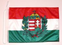 Bootsflagge Ungarn Wappen 30 x 45 cm