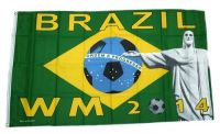 Fahne / Flagge Fußball WM 2014 Brasilien 90 x 150 cm