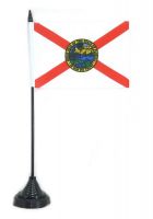 Fahne / Tischflagge USA - Florida NEU 11 x 16 cm Fahne