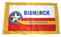 Fahne / Flagge USA - Bismarck City 90 x 150 cm