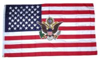 Fahne / Flagge USA - Präsident weiß 90 x 150 cm