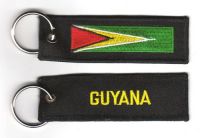 Fahnen Schlüsselanhänger Guyana