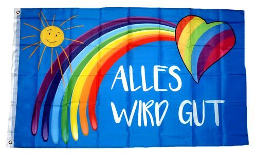 90 x 150 cm Fahnn Flagge Regenbogen All Equal LGBT 