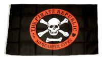 Fahne / Flagge Pirat Republik 90 x 150 cm