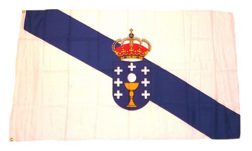 Fahne / Flagge Spanien - Galizien 90 x 150 cm