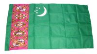 Flagge Fahne Turkmenistan 30 x 45 cm