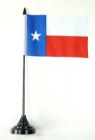 Fahne / Tischflagge USA Texas NEU 11 x 16 cm Flaggen
