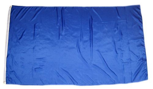 Fahne / Flagge Einfarbig Blau 150 x 250 cm