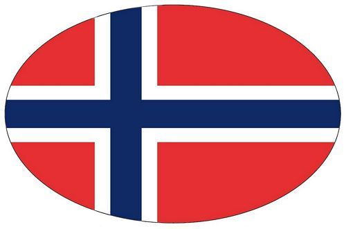 Wappen Aufkleber Sticker Norwegen
