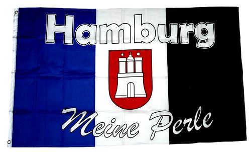 100 X Hamburg Stickers Inspiriert Von Aufkleber Fahne Flagge