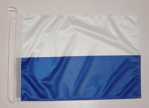 Bootsflagge Blau / Weiß 30 x 45 cm
