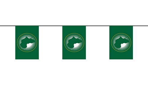 Flaggenkette Afrikanische Union 6 m