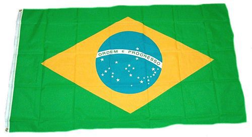 Fahne Flagge Brasilien 90 x 150 cm 