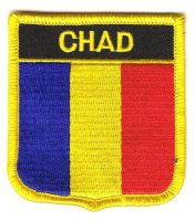 Wappen Aufnäher Fahne Tschad