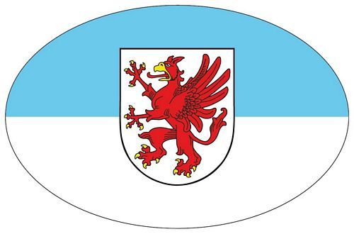 Aufkleber, Flagge Österreich mit Wappen