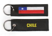 Fahnen Schlüsselanhänger Chile