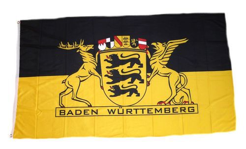 Flagge Fahne Großherzogtum Baden Wappen Hissflagge 90 x 150 cm 