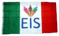Fahne / Flagge Eis Italien 90 x 150 cm