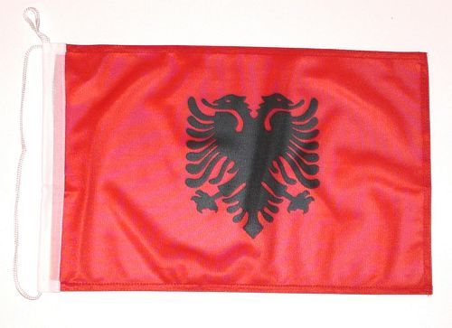 Bootsflagge Albanien Bootsfahne Fahne Flagge 