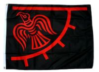 Fahne / Flagge Wikinger Odinic Raven 90 x 150 cm