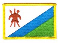 Fahnen Aufnäher Lesotho