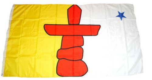 Fahne Kanada Nunavut Flagge kanadische Hissflagge 90x150cm 