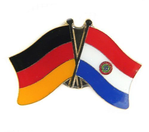 Freundschaftspin Deutschland Paraguay Pin Anstecker 