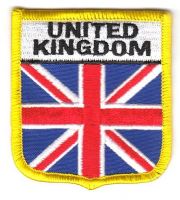 Wappen Aufnäher Fahne Großbritannien