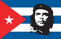 Fahnen Aufkleber Sticker Kuba - Che Guevara