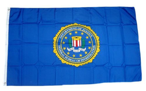 Fahne / Flagge USA - FBI 90 x 150 cm