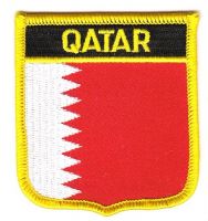 Wappen Aufnäher Fahne Katar