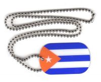 Dog Tag Fahne Kuba