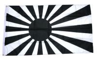 Fahne / Flagge Rising Sun schwarz / weiß NEU 90 x 150 cm