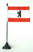 Fahne / Tischflagge Berlin NEU 11 x 16 cm Flaggen