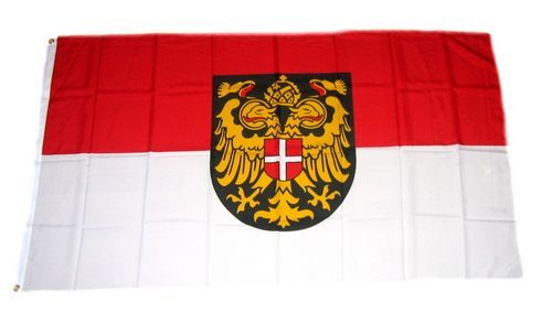 Flagge Fahne Österreich - Wien Wappen 90 x 150 cm