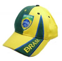 Basecap Brasilien gelb