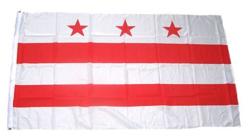 Fahne / Flagge USA - District of Columbia 90 x 150 cm