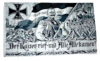 Fahne / Flagge Deutsches Reich Kaiser Wilhelm NEU 90 x 150 cm