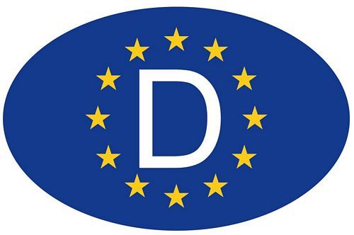 Wappen Aufkleber Sticker Europa D Zeichen
