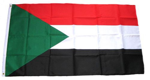 Flagge / Fahne Sudan Hissflagge 90 x 150 cm