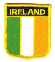 Wappen Aufnäher Fahne Irland