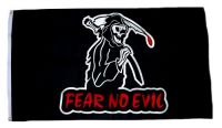Fahne / Flagge Sensenmann Fear no Evil 90 x 150 cm